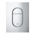 Grohe - plaque de commande pour toilette suspendu arena cosmolitan s 13x17cm chrom� - 37624000