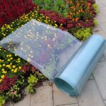 Plaque de toiture en polycarbonate transparent, 5 x 0, 5 m, auvent en plastique r�sistant aux uv pour ...