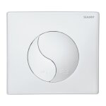 Siamp - plaque ue de commande yin yang, double volume, blanche ref. 31180010