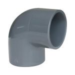 Coude pvc pression nf 90� ff � coller - �32 plasson