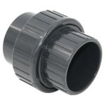 Plasson - manchon union 3 pieces joint epdm a coller pvc pression femelle 63
