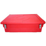 Plast'up rotomoulage - bac � sable incendie / � sel de d�neigement 100l + grenouill�res + pelle