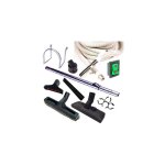 Trousse 8 accessoires + 1 flexible on / off gris - longueur au choix (de 7, 60 � 15, 25m) - 9, 10m