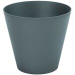 Pot de fleur couleur anthracite �22cm plastiken plastiken