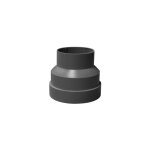 Atlantic ? r�ducteur concentrique pvc �160 � 125 mm ? raccord pour vmc et extracteurs ? installation ...