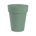 Eda - pot de fleurs en plastique toscane vert laurier -  44 cm