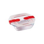 Cook & heat plat carre 14x12 + cv - pyrex Cook & heat plat carre 14x12 + cv - pyrex