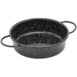 Plat �maill� vaello avec anses �16cm