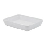 Plat � four en porcelaine 34. 5x26cm blanc revol 5721