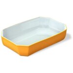 Plat a four rect 33x22 jaune colors - pyrex