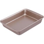 Plat � gratin, rev�tement antiadh�sif, rectangulaire, lasagne, r�ti, tiramisu, 4 litres, acier, four, ...