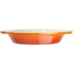 Plat  gratin rond orange vogue 400 ml