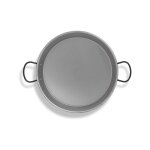 Plat a paella acier poli 46cm