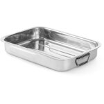 Plat � r�tir en acier inoxydable pour cuisson au four 430 x 310 x 60 mm - hendi 508527