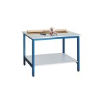 Plateau d'atelier inf�rieur l 120 x p 80 cm pour poste de travail debout gris - maxiburo