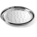 Plateau banquet rond en acier, diamtre. 40cm hendi 480403