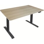 Home deluxe - plateau pour bureau rglable en hauteur agora couleur : blanc, dimension : 120 x 60