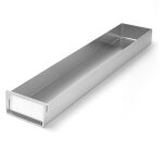 Plateau � confiserie rectangulaire en aluminium, ferm�, 580x100x(h)50mm hendi 689851