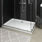 Vidaxl - receveur de douche rectangulaire abs blanc 80x120 cm Vidaxl - receveur de douche rectangulaire abs blanc 80x120 cm