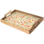 Plateau flore rectangle 40x25 cm - amadeus