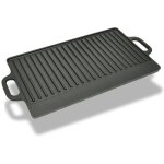 Plateau de gril rversible fonte 50x23 cm