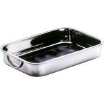 Plateau inox 18 / 10 avec poign�e rabattable 26, 5x19, 5x5, 0