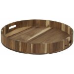 Plateau de service design 'acacia' 40cm marron