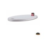Plateau de table oval abs blanc - Plateau de table oval abs blanc -