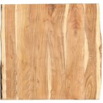 Plateau de table plan de travail - bois d'acacia massif 58x(50 - 60)x3, 8 cm bv358901 - bonnevie