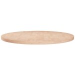 Plateau de table plan de travail - rond �60x2, 5 cm bois de ch�ne massif non trait� bv302556 bonnevie ...