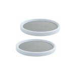 Plateau tournant en plastique pour epices, 2 pi�ces plateau tournant epices rangement rond, etagere a ...