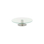 Plateau tournant en verre - d 30 cm - livraison gratuite