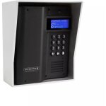 Platine de rue 600 m�tres autonome sans - fil longue distance - ultracom3 noire + visi�re argent�e