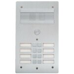 Platine de rue s�rie 300 audio fa�ade alu 4mm 8 appels (308308)