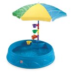 Step 2 - step2 play and shade pataugeoire avec parasol et des accessoires pour enfants jouet enfant  ...