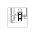 Plinthe automatique en aluminium 83mm ? pose en mortaise ? fixation par vis ? adaptation aux faux niveaux ...