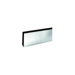Plinthes de protection de porte paisseur 0, 8 mm en inox poli f17 - 920 x 150 mm duval