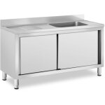 Royal catering - cabinet d'évier - 1 pelvis acier inoxydable - 500 x 400 x 240 mm Royal catering - cabinet d'évier - 1 pelvis acier inoxydable - 500 x 400 x 240 mm