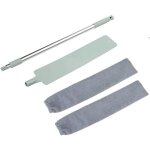 Plumeau t�lescopique, plumeau microfibre avec poign�e en acier inoxydable, lavable flexible brosse � ...