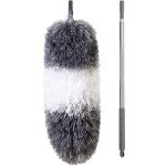 Plumeau tlescopique, plumeau toile d'araigne poussire, tete de loup 250cm tte pliable lavable