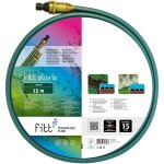 Fitt - pluvio 15 m - tuyau d'arrosage plat perfor  trois voies pour l'irrigation  jet et  imprgnation, ...