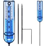 Pluviom�tre, tasse � mesurer en plastique, pluviom�tre antigel en plastique avec support pour jardin ...