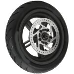 Pneu arri�re de scooter �lectrique, roue en caoutchouc solide anti - crevaison avec disque de frein, ...
