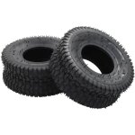 Vidaxl - pneus de brouette 2 pcs 15x6. 00 - 6 4pr caoutchouc