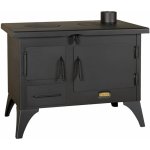 Prity - po?le ? bois de jardin de 5 kw pour la cuisson des aliments. four, cuisini?re, chemin?e et couvercle ...