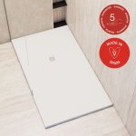 Poalgi - receveur de douche extraplat, blanc blanco, l. 70 x l. 120 cm, finition sable, série hos's Poalgi - receveur de douche extraplat, blanc blanco, l. 70 x l. 120 cm, finition sable, série hos's