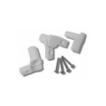 Novellini box doccia - pochette charni�res blanche de paroi de baignoire aurora 2 4 5 , bay , jump