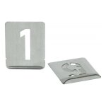 Pochoir chiffres 0 - 9 sh 50mm turnus