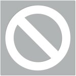 Signaletique. biz france ? pochoir interdiction de stationner 300 x 300 mm ? pvc expans� 5 mm ? lavable ...