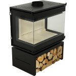 A caminetti - po�le � bois 3 faces scandinavian 75 a. caminetti